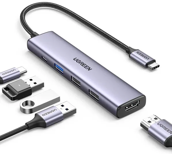 Ugreen Docking station 15495 / CM478 Silver