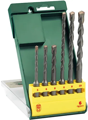 Set 6 burghie S2 SDS Plus Bosch, diametru 5-10 mm