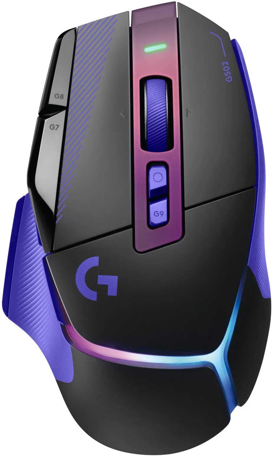 Mouse gaming wireless Logitech G502 X PLUS, RGB, 25600 DPI, Dark Lilac