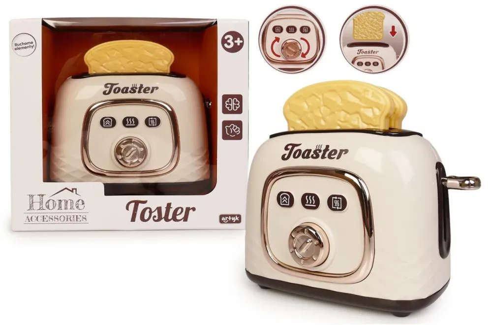 Toaster with toast