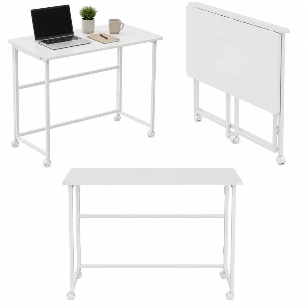 Maclean mobile desk MC-1250W white