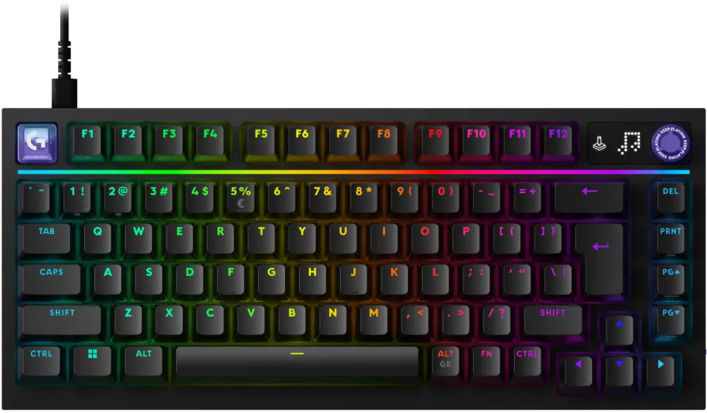 Tastatura Gaming Logitech G316 X 75, Negru