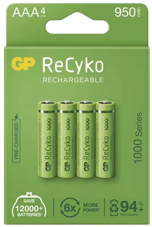 Batteries R03/AAA NI-MH 950mAh blister 4pcs.