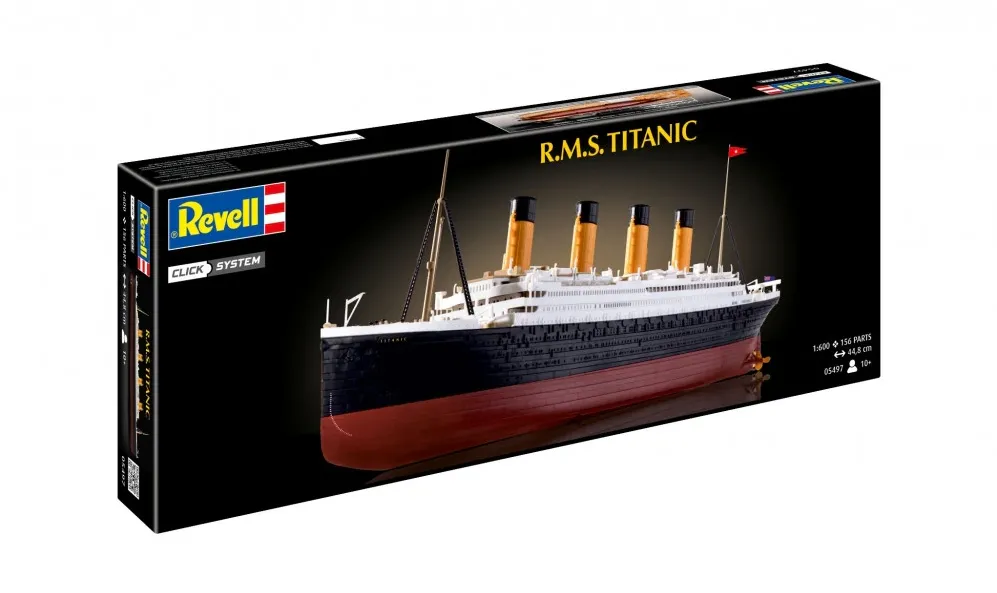 Plastic model ship RMS Titanic EC Multicolor 1:600
