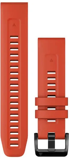 Curea pentru Smartwatch Garmin, QuickFit®, 22 mm, silicon, Flame red