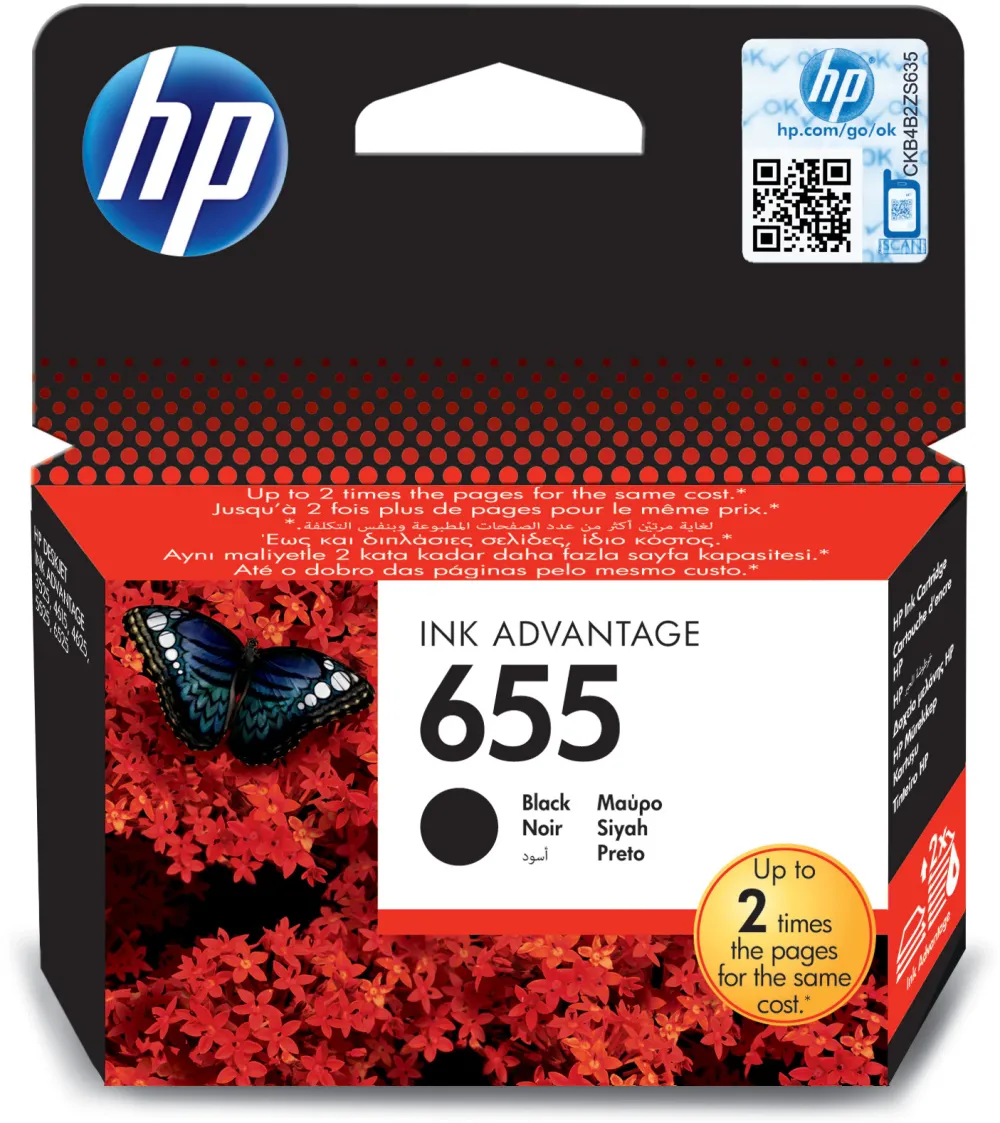 Cartus Hp Cz109Ae Inkjet 655 Black