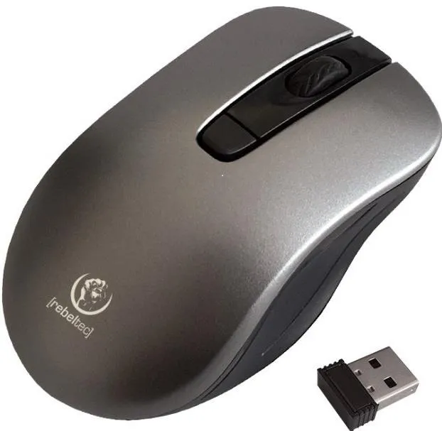Optical wireless mouse STAR 800/1000/1600 DPI silver