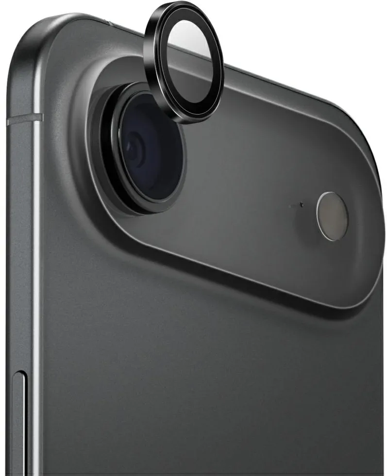Uniq Optix Aluminum Camera Lens Protector for iPhone 17 Air with Applicator - Black