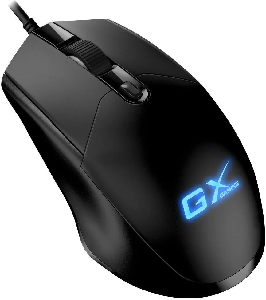 MOUSE Genius „Scorpion M300”, gaming, cu fir, optic, 2400 dpi, butoane/scroll 6/1, buton Copilot, Crack,Black, „31040010401”