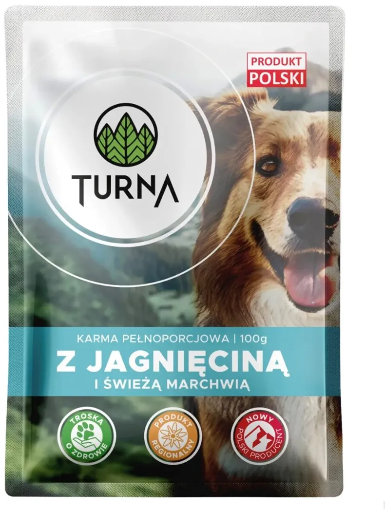 TURNA with lamb – wet dog food – 100g