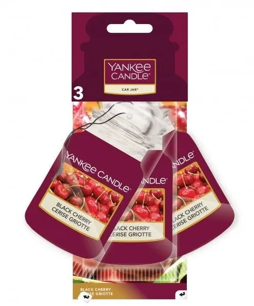 Bonus Pack BLACK CHERRY YANKEE Car Air Freshener