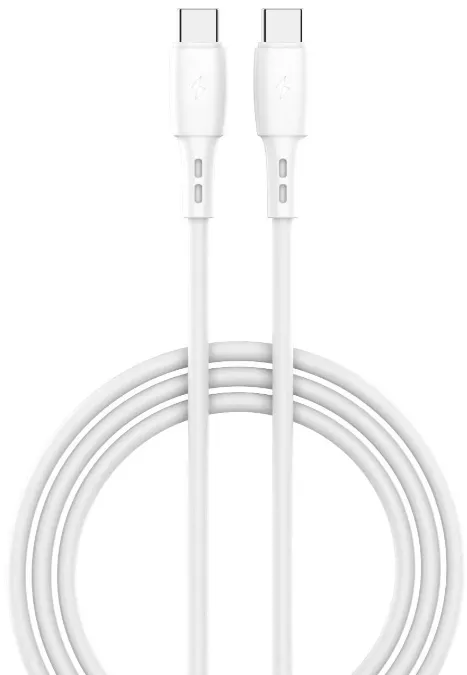 Cablu Lemontti Fast Charge 1.2m, 65W alb