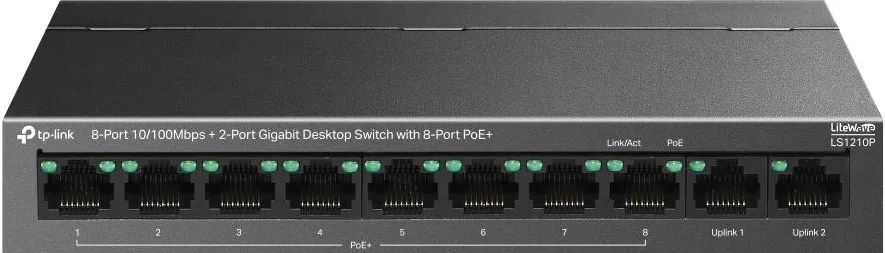 Switch TP-Link 8-PORT GIGABIT LS1210P