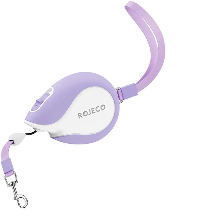 Lesa retractabilă Rojeco Mini Pet 3 m (violet)