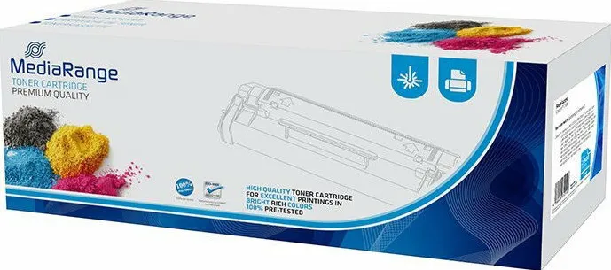 Toner MediaRange compatibil Canon 718C cyan cu cip