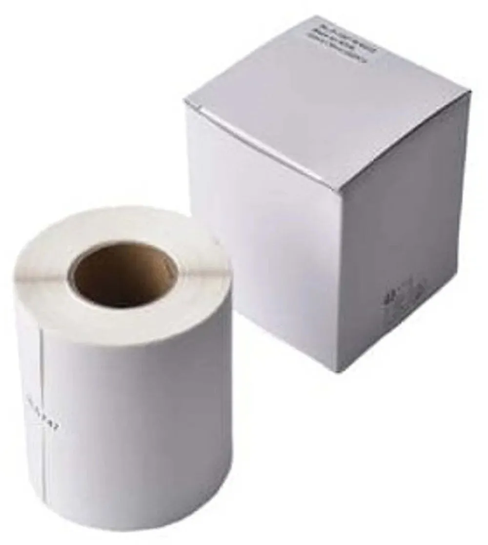 Rola etichete autoadezive G&G 500 buc 100 x 75 mm alb