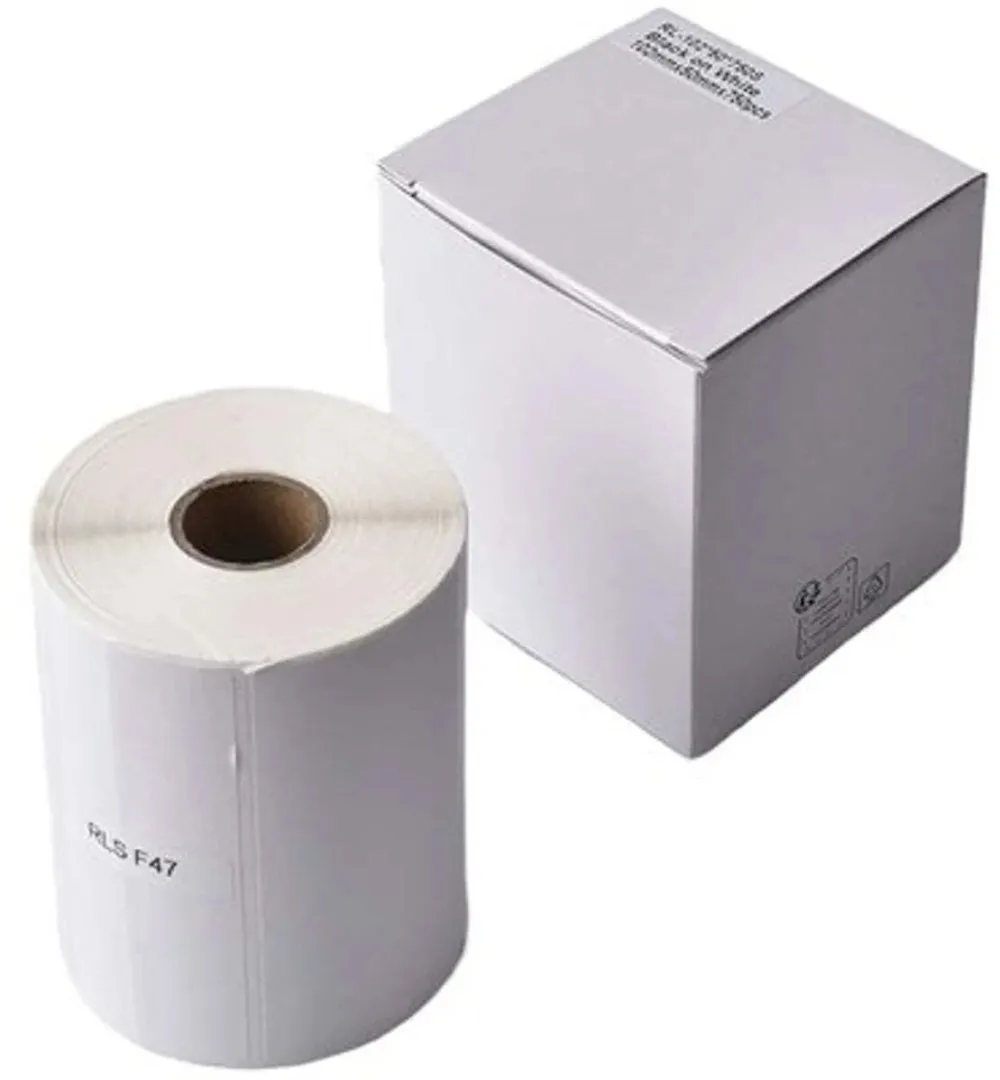 Rola etichete autoadezive G&G 750 buc 102 x 50 mm alb