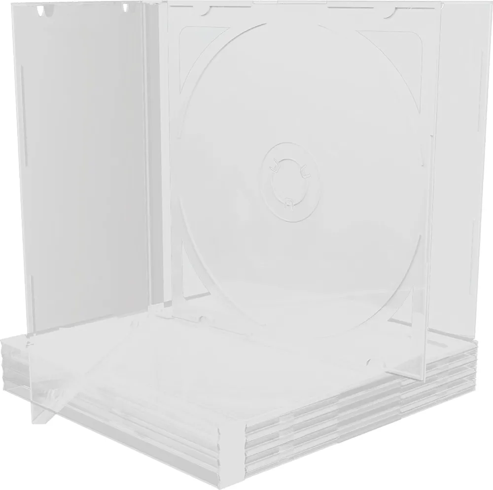 Carcasa CD MediaRange BOX23-T pentru 2 discuri 10.4 mm tavita transparenta set 100 buc
