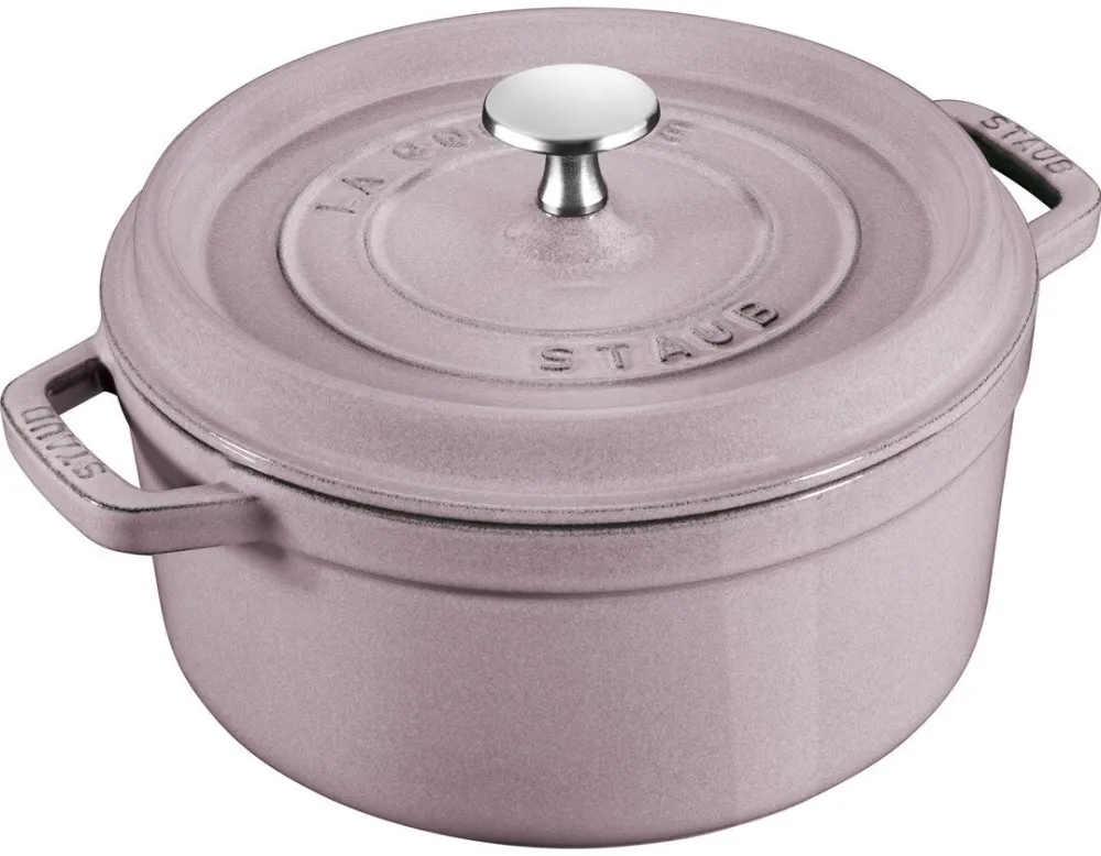 Oala rotunda din fonta Staub La Cocotte 20 cm Cherry Blossom
