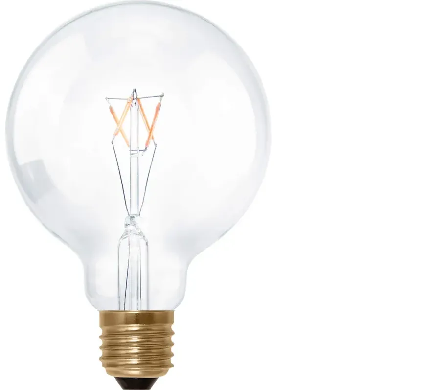 Segula LED Globe 95 klar E27 3W 260Lm 2200K dimmbar