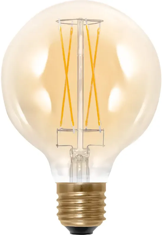 Segula LED Globe 95 gold E27 5W 340Lm 1900K dimmbar