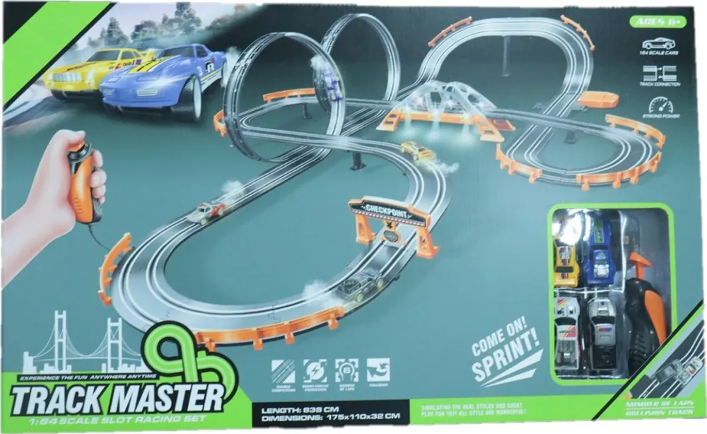 Madej Race track with 2 loops length 838 cm