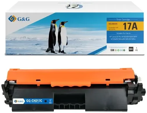 Toner G&G compatibil HP 17A CF217A negru