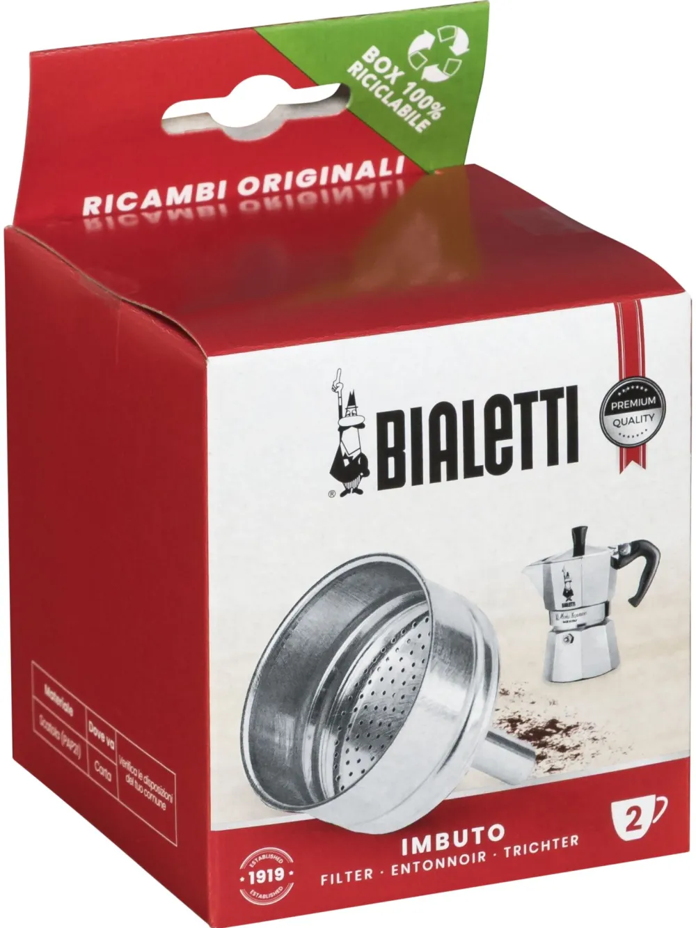Palnie de schimb BIALETTI pentru 2 cesti
