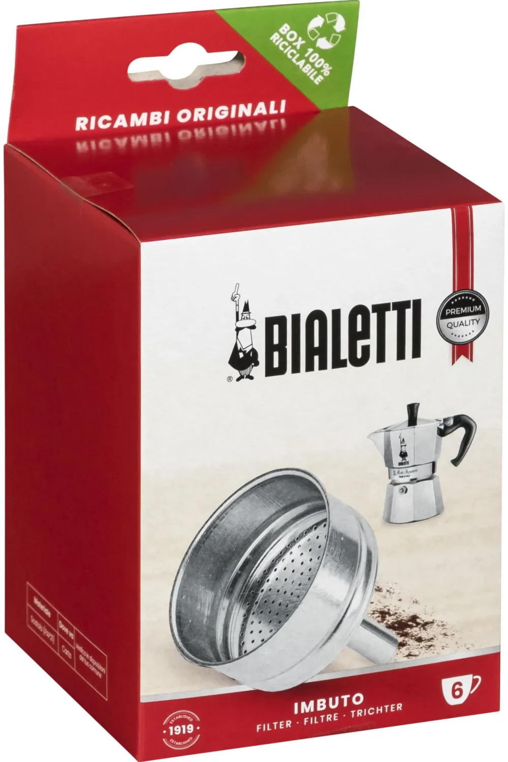 Palnie de schimb BIALETTI pentru 6 cesti