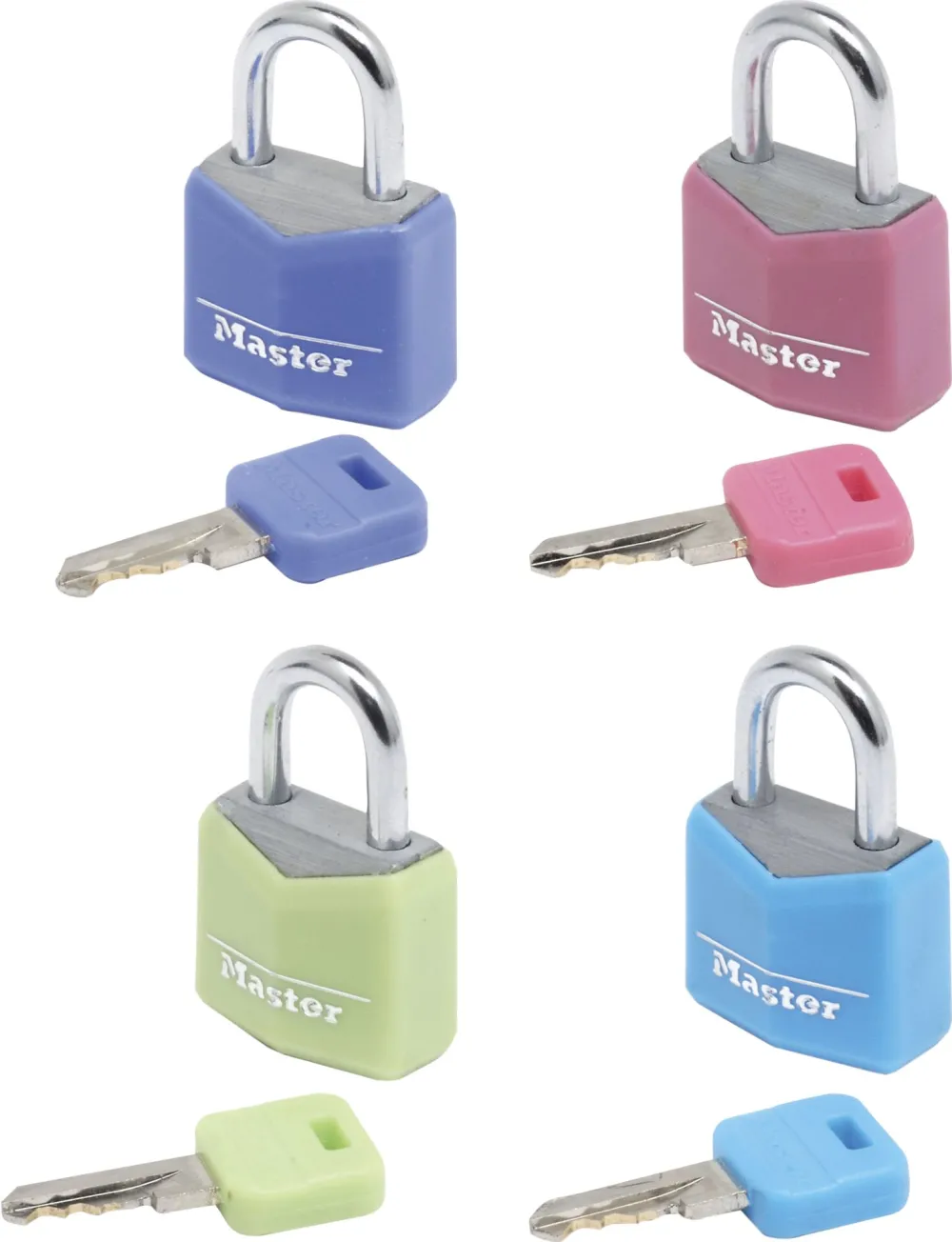Master Lock Master Lock 4 Padlocks 20mm 9120EURQCOLNOP