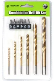 FDV 9004 Set of drill and screw bits 12 pcs