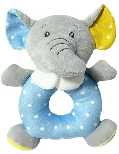 Rattle Elephant 18 cm colorful