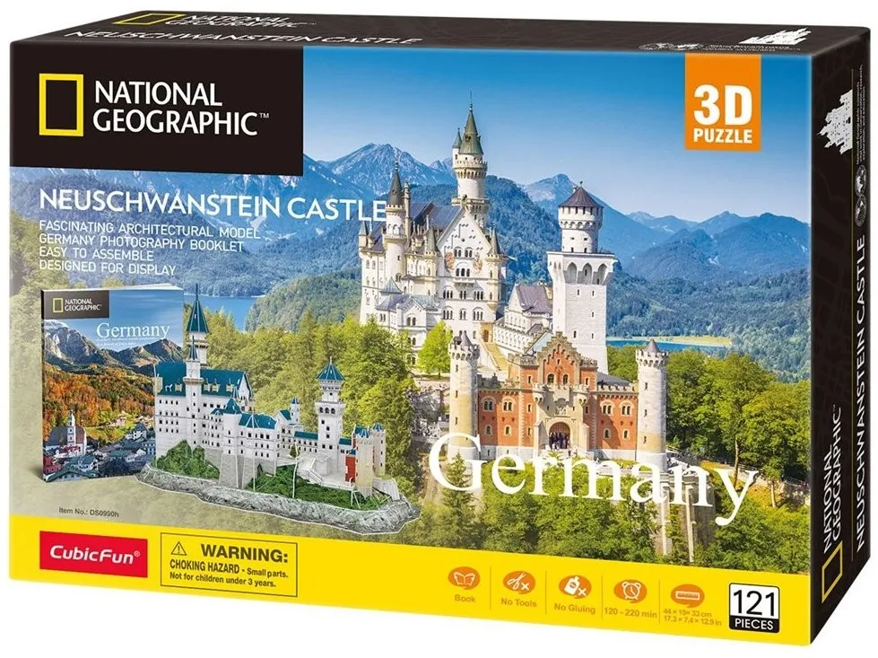 Puzzle 3D Neuschwanstein Castle National Geographic