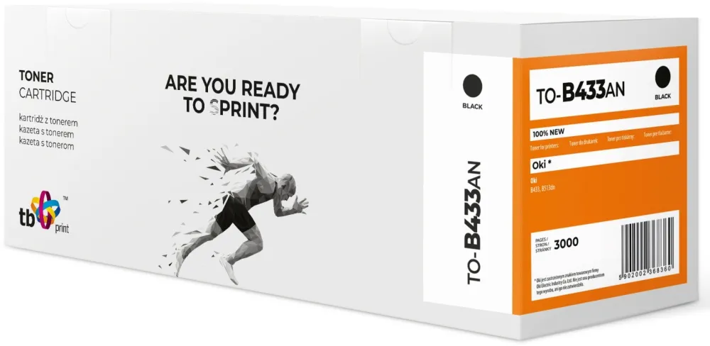 Toner TB Print TO-B433AN compatibil OKI B433/513 negru