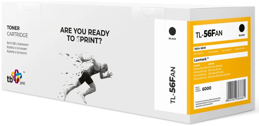 Toner TB Print TL-56FAN compatibil Lexmark MS321 negru