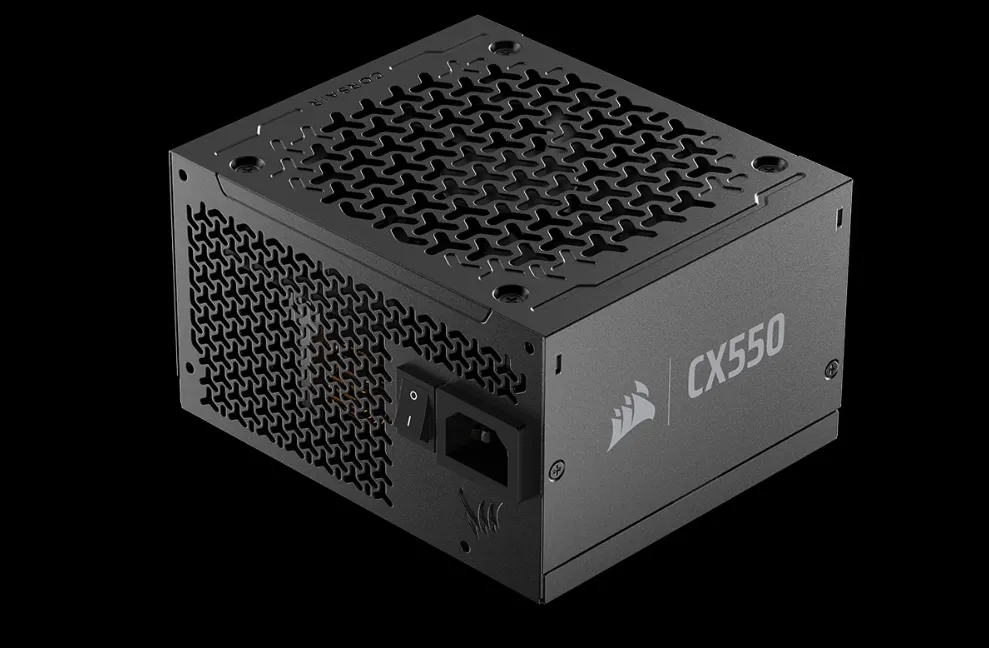 CX550, 550W, ATX 3.1, Low-Noise, Cybenetics Silver, Negru