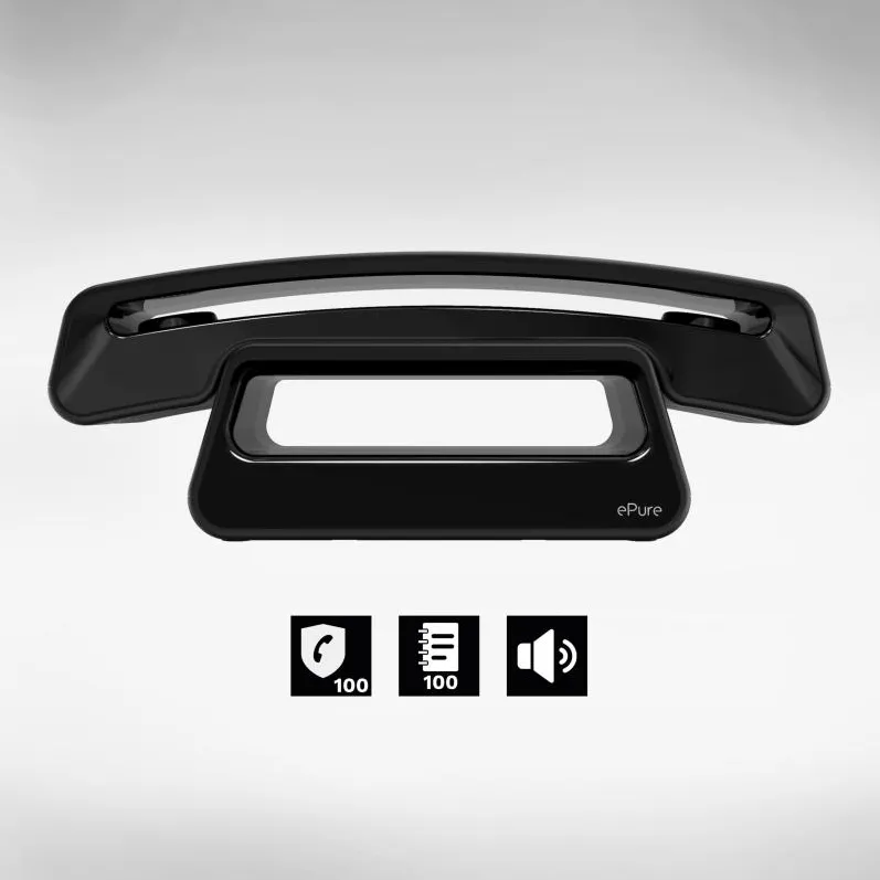 Telefon fix DECT Alcatel ePure Iconic negru