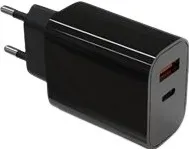 Incarcator retea TB 2x3A USB-C + USB-A Power Delivery negru