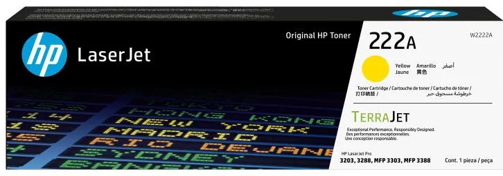 HP 222A Gelb original LaserJet Tonerpatrone (W2222A)