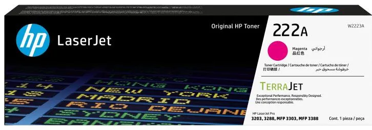 HP 222A Magenta original LaserJet Tonerpatrone (W2223A)