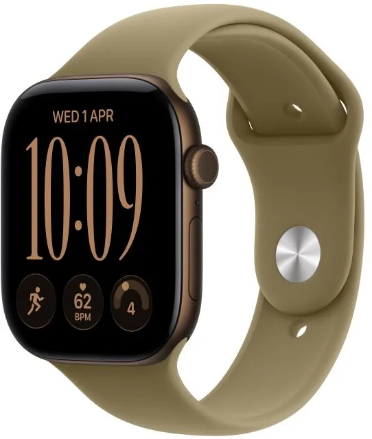 AW S12 46 GPS DBronze Alu Olive Band M/L