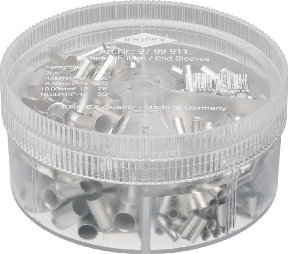 Set mansoane de capat neizolate KNIPEX 97 99 911