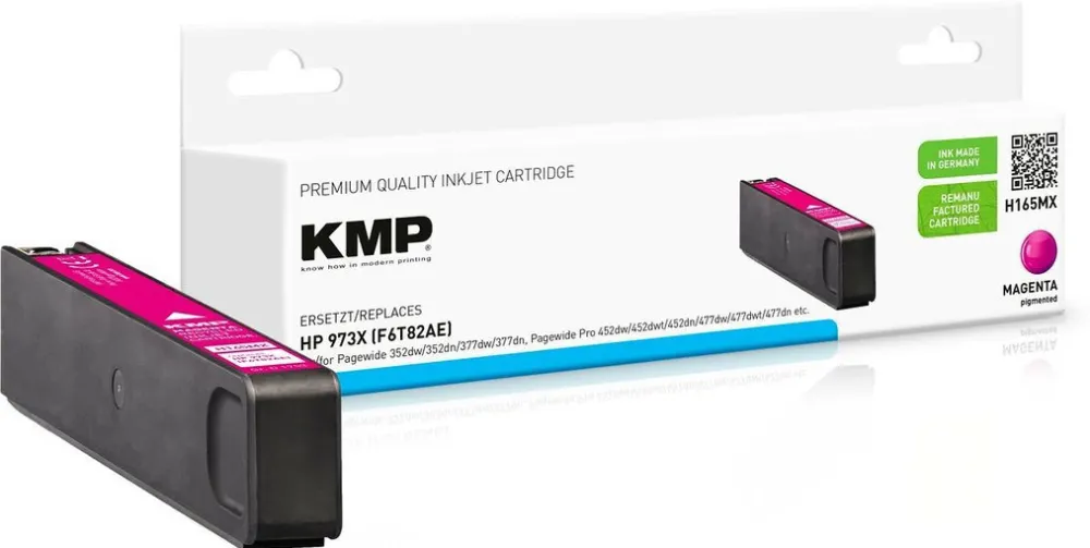 Cartus cerneala KMP compatibil HP 973X F6T82AE magenta 7000 pagini