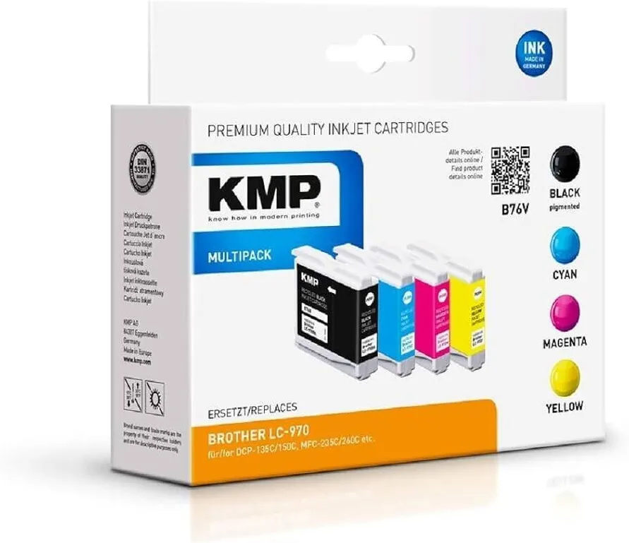 Cartus Imprimanta KMP Patrone Brother LC-970VALBP Multip. 300-350S. B76V