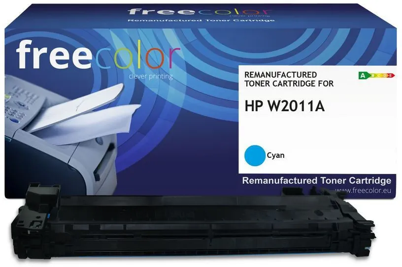 Toner Freecolor compatibil HP W2011A cyan