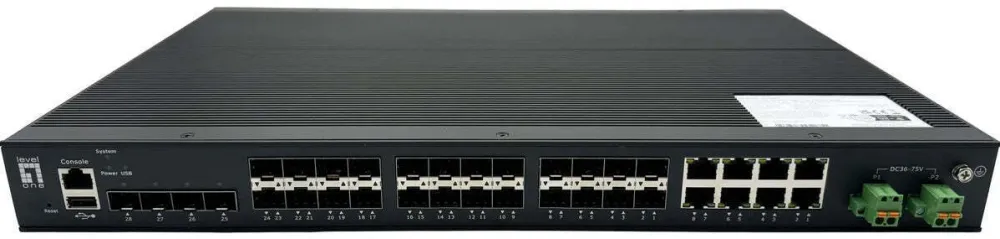 Switch Level One Industr.16x1.25GSFP/4x2.5GSFP/+ Managed L2