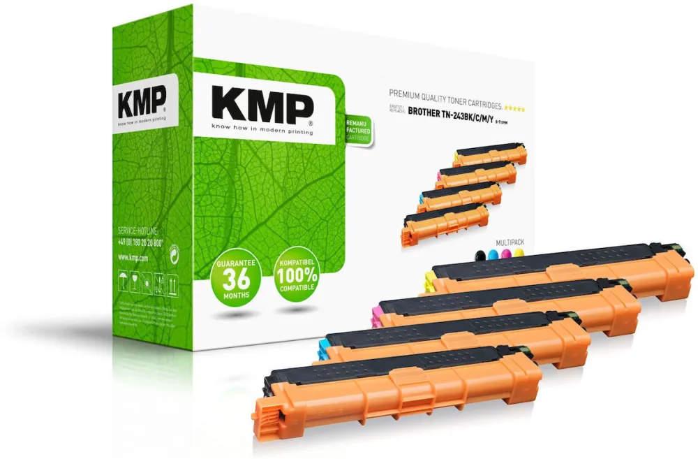 Set 4 tonere KMP B-T109M compatibil Brother TN-243