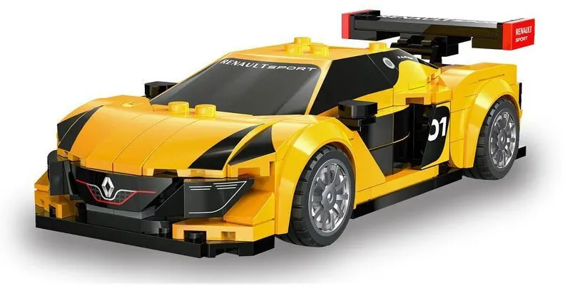 Set constructie masina Jamara CaDA Renault Sport RS.01 1:24 galben