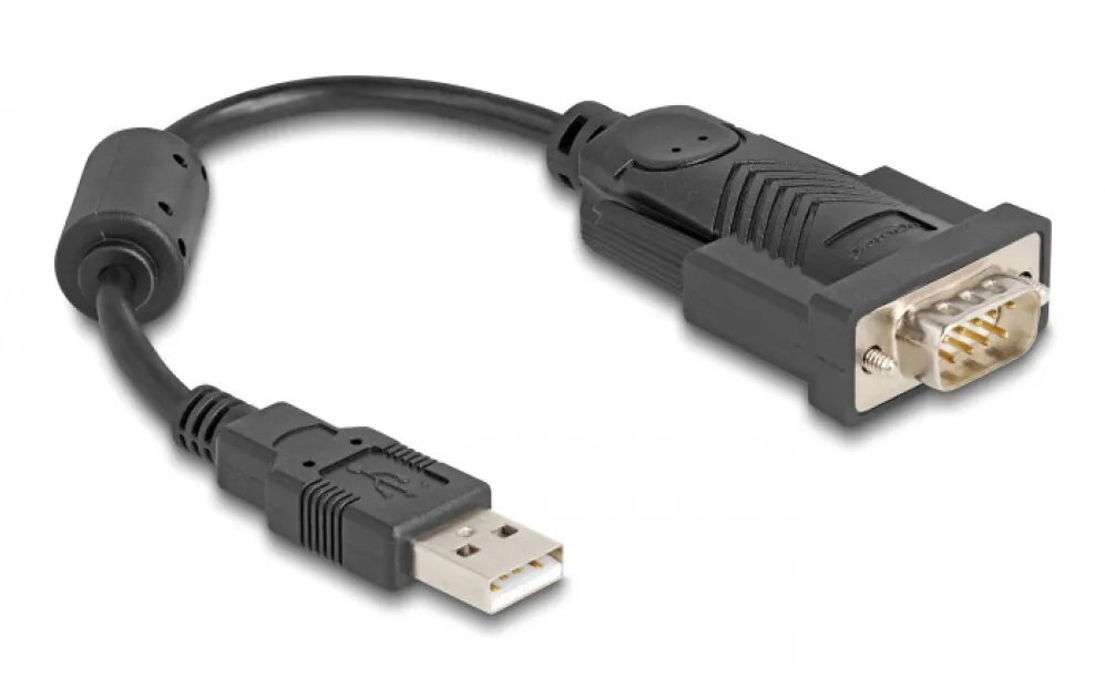 Adaptor DELOCK 64276 USB 2.0 tip A la serial DB9 RS-232 tata-tata 0,25 m