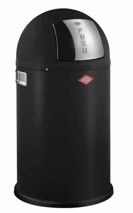 Cos de gunoi Wesco Pushboy Jr. 22 l negru mat